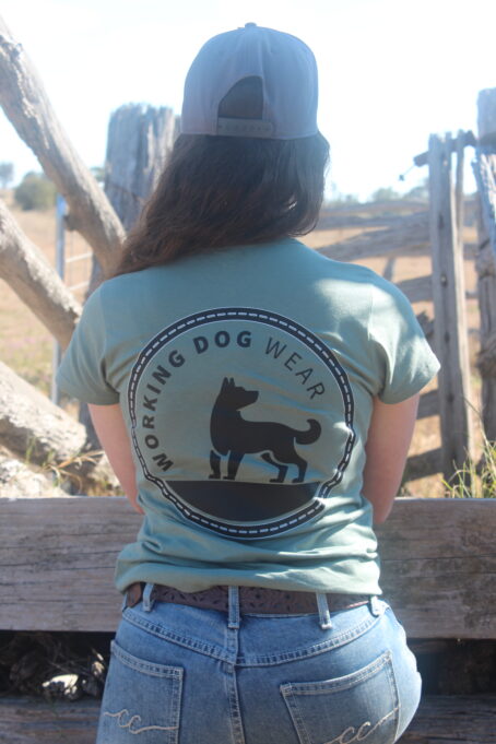 Women's Working Dog Wear Black Trademark T-Shirt