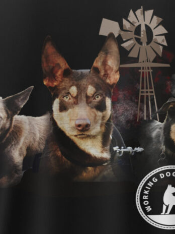 Kelpie Zip Front Hoodie Black