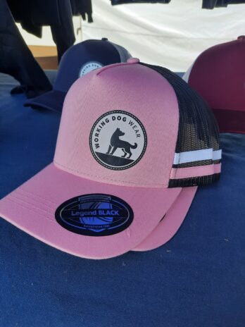 Working Dog Wear Trademark Trucker Cap Black & White