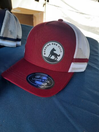 Working Dog Wear Trademark Trucker Cap Maroon