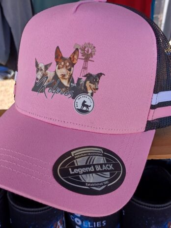 Australian Kelpie Trucker Cap Pink