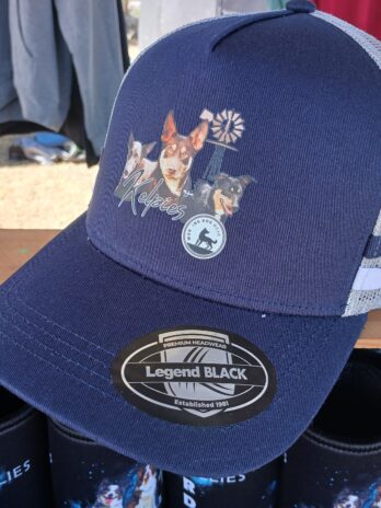 Australian Kelpie Trucker Cap Navy