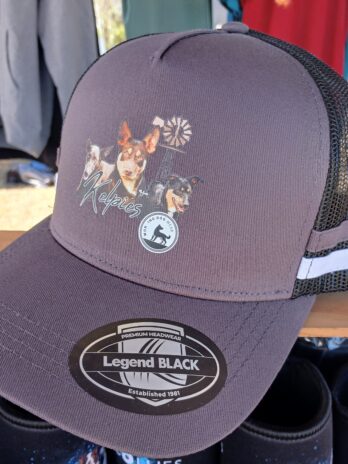 Australian Kelpie Trucker Cap Grey