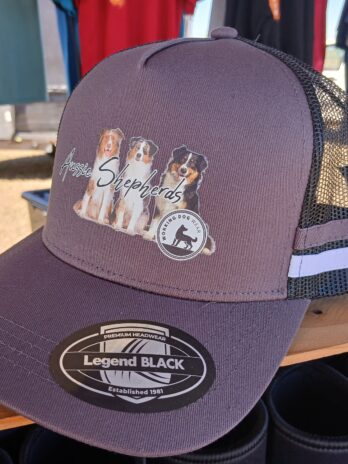 Australian Shepherd Trucker Caps Grey
