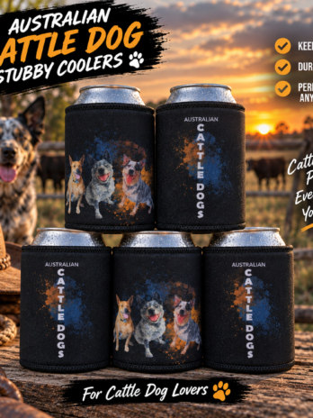 Cattle Dogs Stubby Cooler