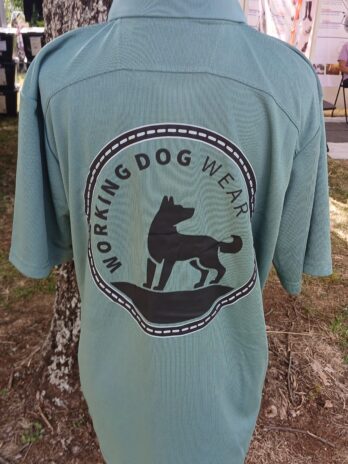 Working Dog Wear Bamboo Unisex Polo Shirt Mineral Green