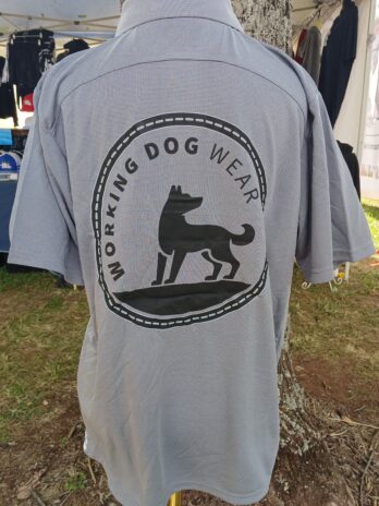 Working Dog Wear Bamboo Unisex Polo Shirt Cool Grey