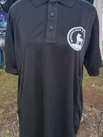 Working Dog Wear Bamboo Unisex Polo Shirt Black