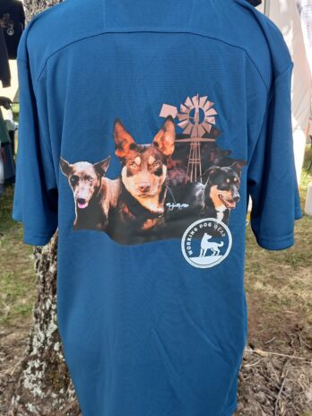 Kelpie Unisex Bamboo Polo Shirt Ocean Blue