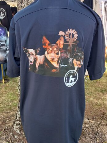 Kelpie Unisex Bamboo Polo Shirt Navy