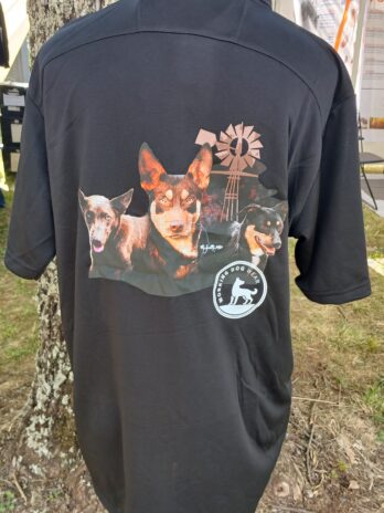 Kelpie Unisex Bamboo Polo Shirt Black