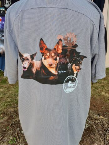 Kelpie Unisex Bamboo Polo Shirt Cool Grey