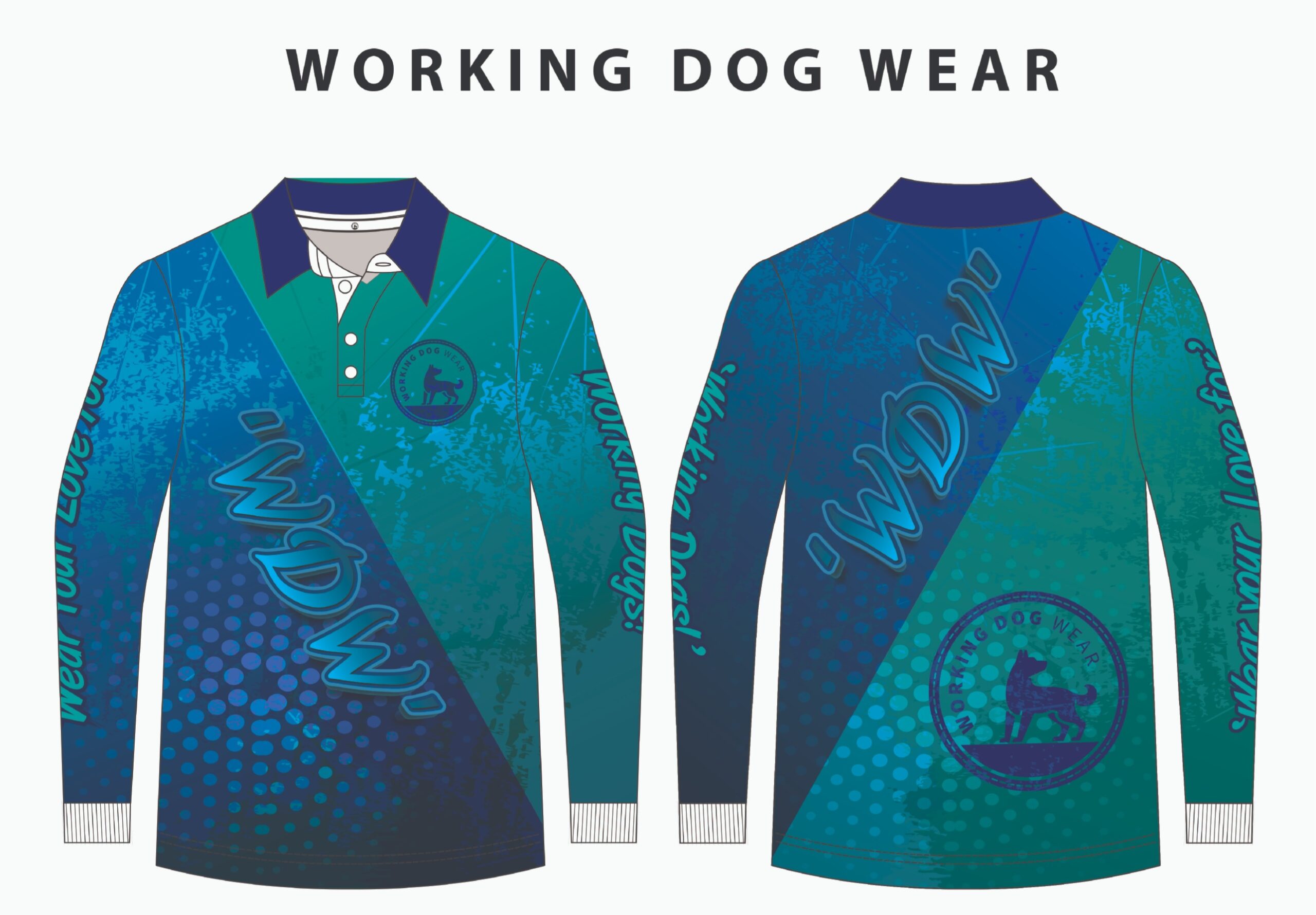 Trademark Fishing Shirt Teal & Aqua - Image 2