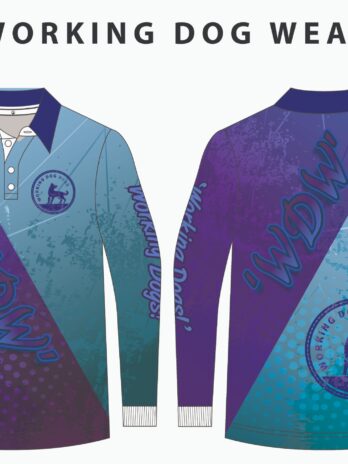 Trademark Fishing Shirt Purple & Sea blue