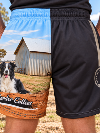 Border Collie Footy Shorts