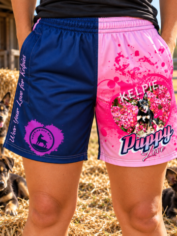 Kelpie Puppy Love Footy Shorts