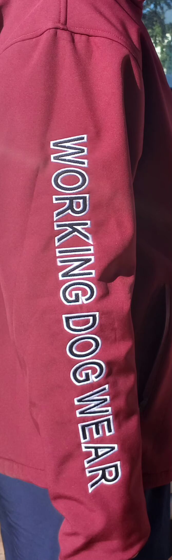 Trademark Softshell Embroidered Trademark Jacket Maroon - Image 4