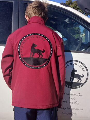 Trademark Softshell Embroidered Trademark Jacket Maroon