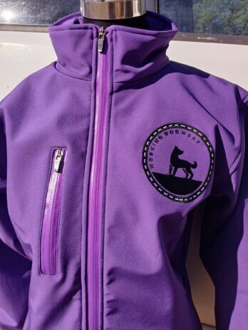 Trademark Softshell Embroidered Trademark Jacket Purple