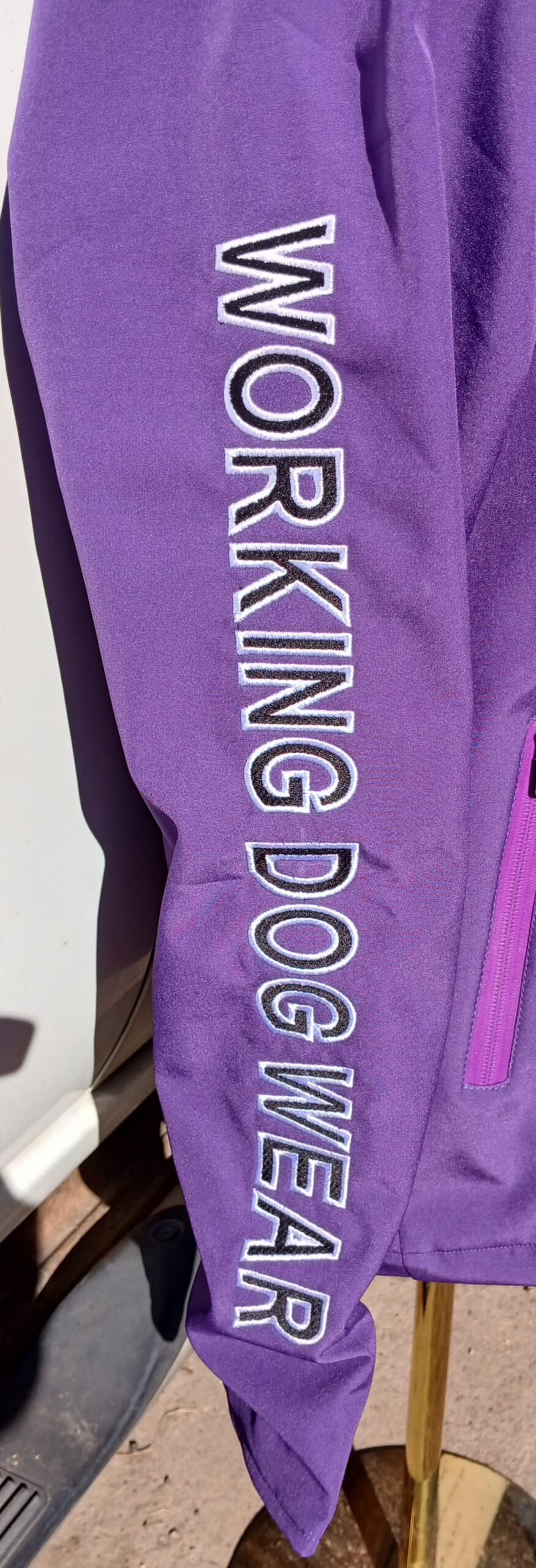 Trademark Softshell Embroidered Trademark Jacket Purple - Image 3