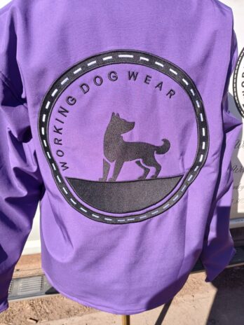 Trademark Softshell Embroidered Trademark Jacket Purple