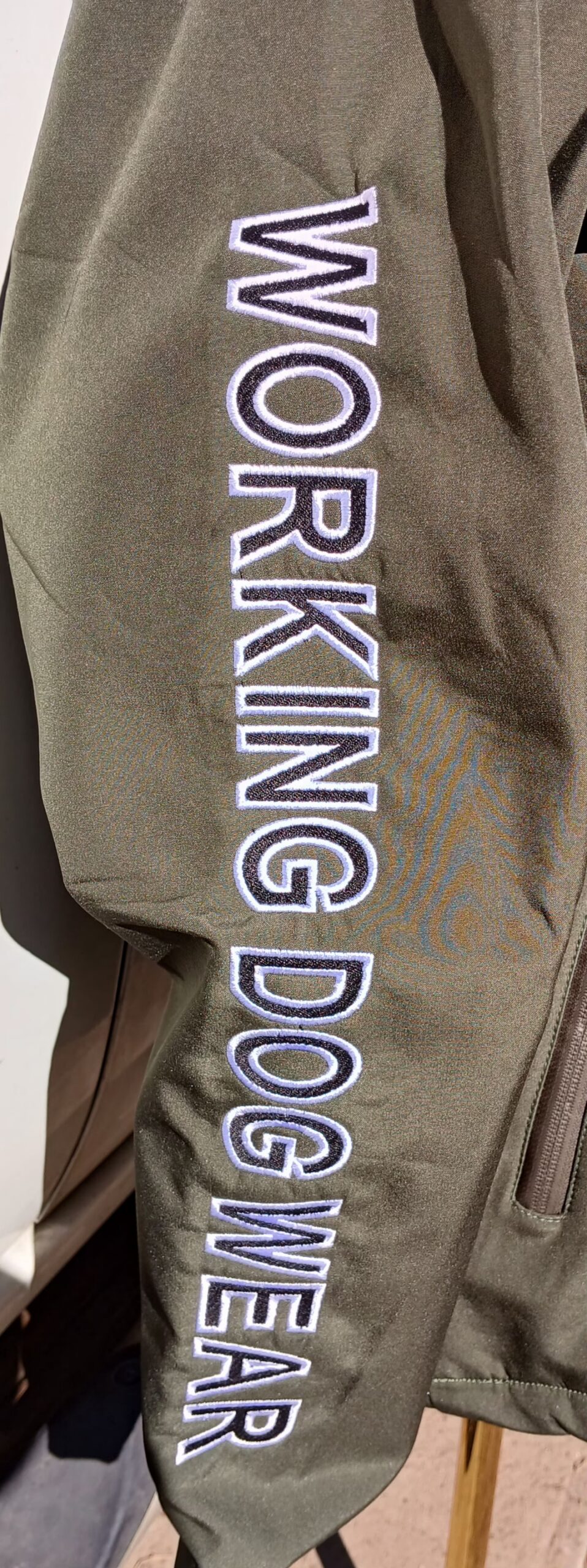 Trademark Softshell Embroidered Trademark Jacket Khaki - Image 3