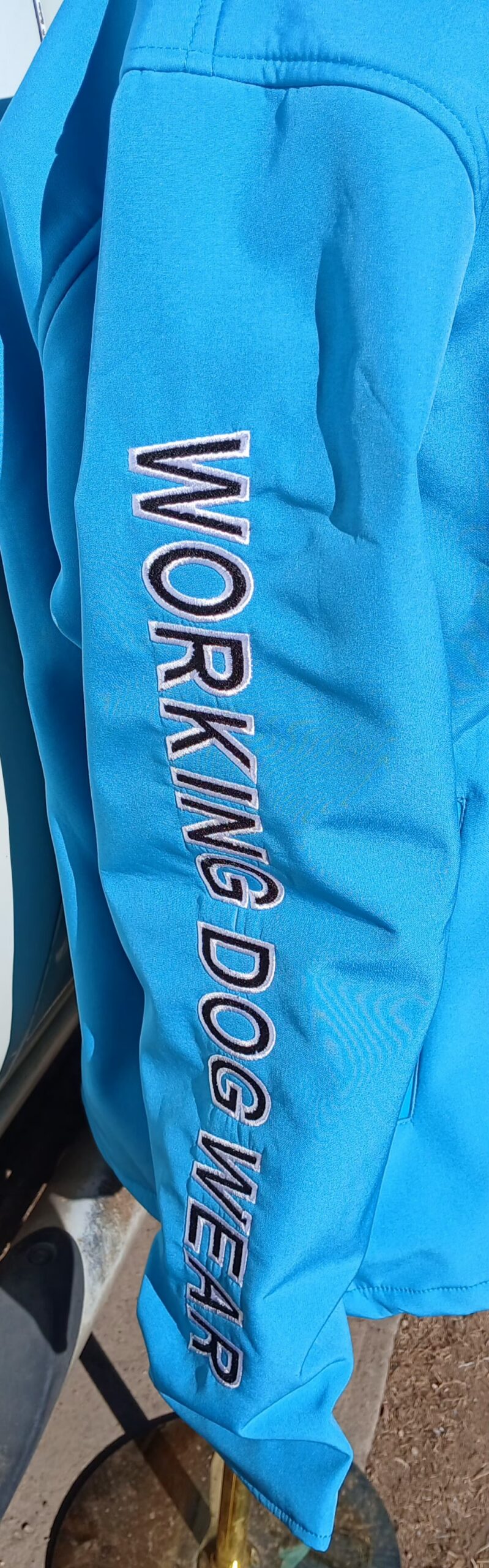 Trademark Softshell Embroidered Trademark Jacket Aqua - Image 3