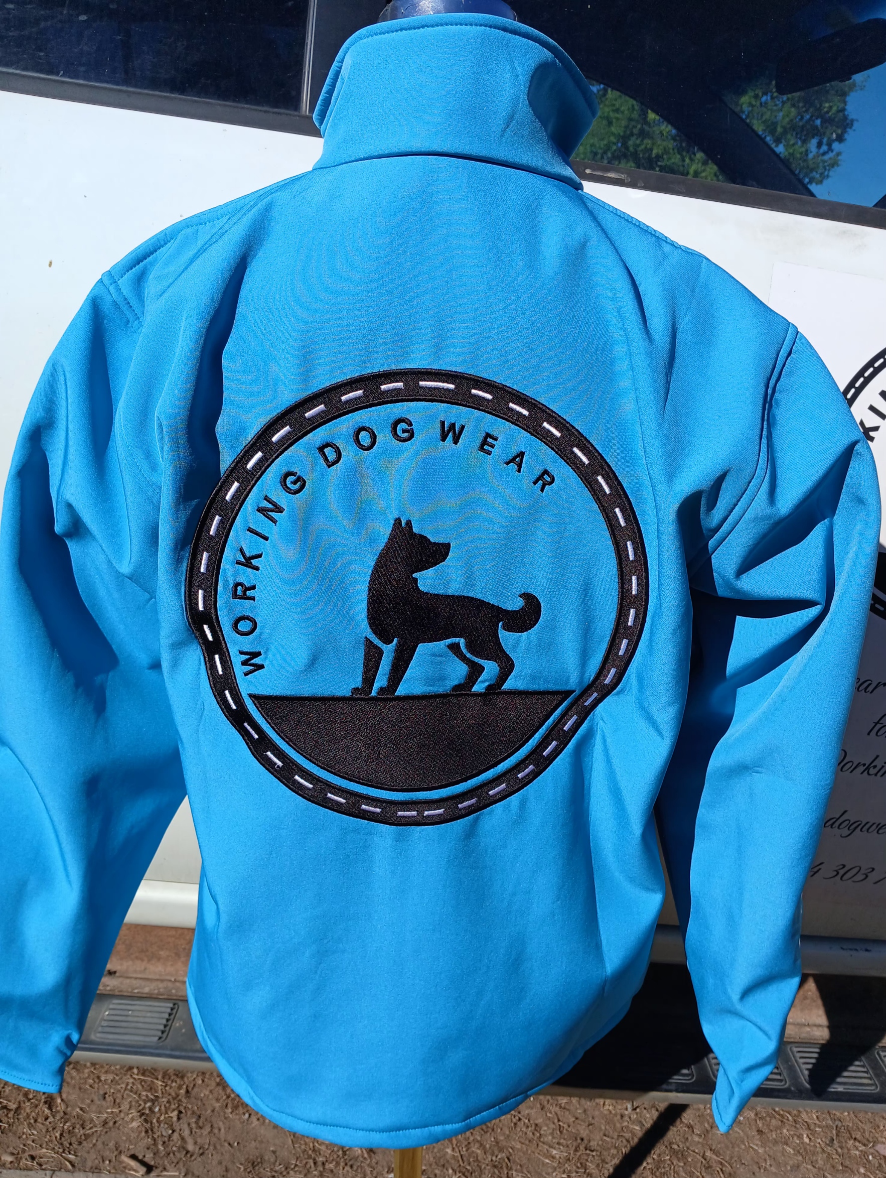 Trademark Softshell Embroidered Trademark Jacket Aqua - Image 2