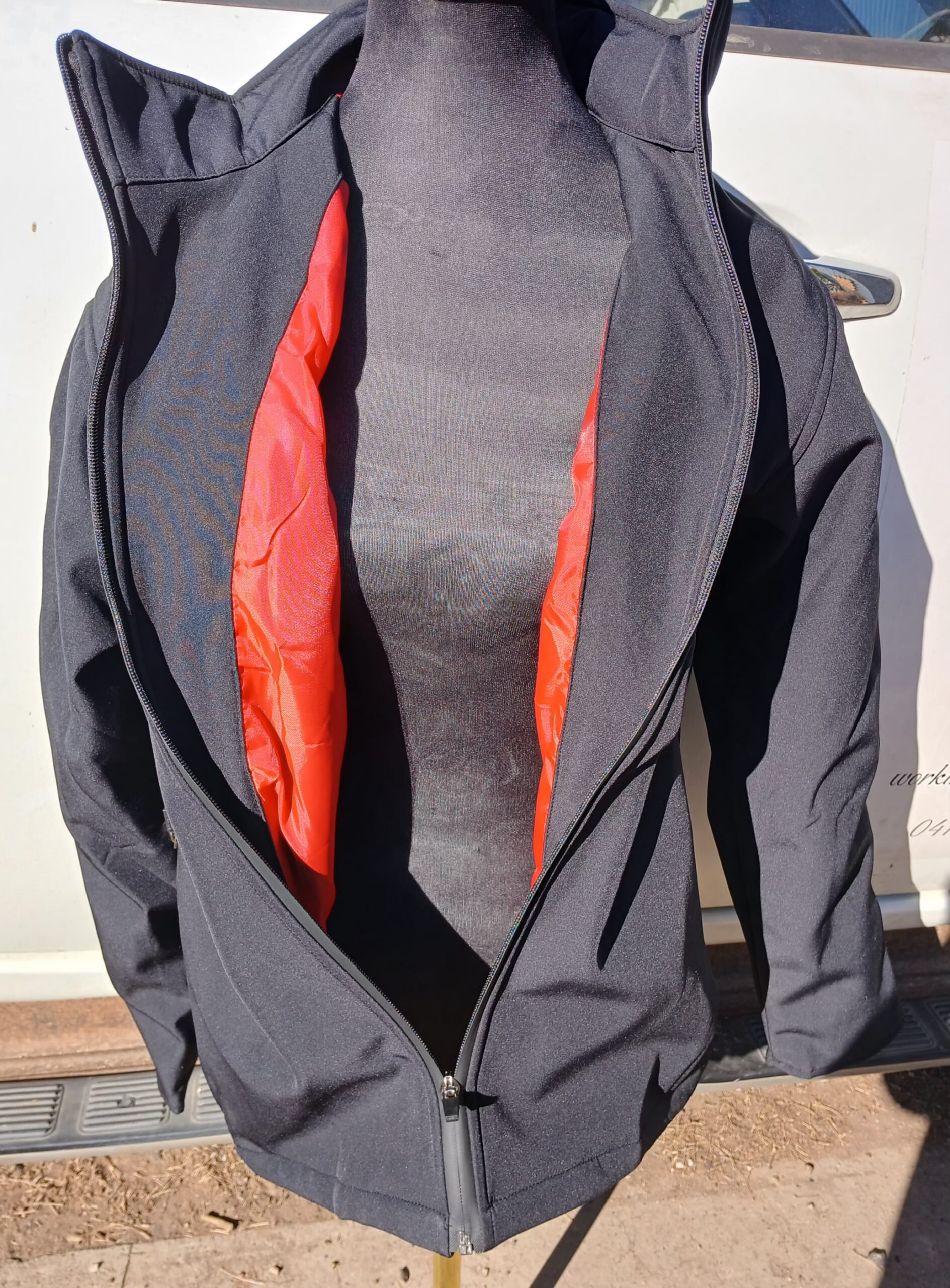 Trademark Softshell Embroidered Trademark Jacket Black - Image 3
