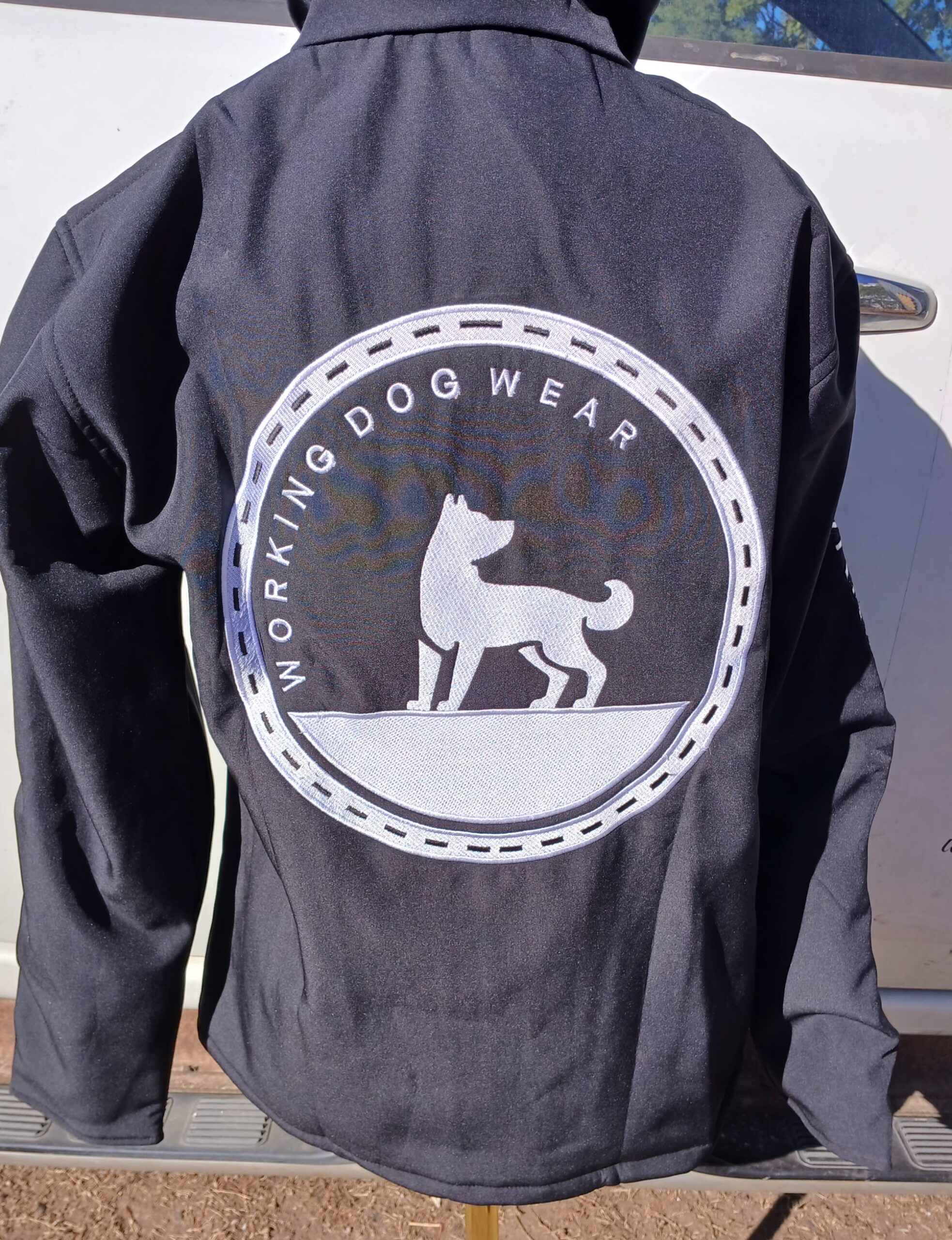Trademark Softshell Embroidered Trademark Jacket Black - Image 4
