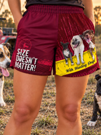Hunting Dogs Size Doesn’t Matter Footy Shorts