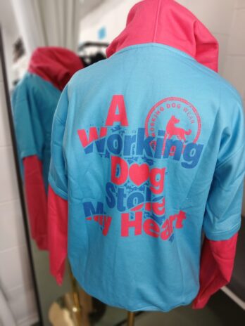 A Working Dog Stole My Heart Pullover 100% Cotton Hoodie