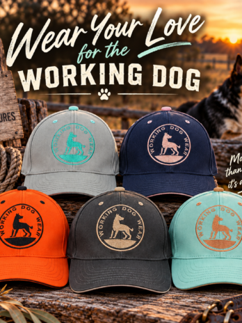 Working Dog Wear Embroidered Baseball Caps